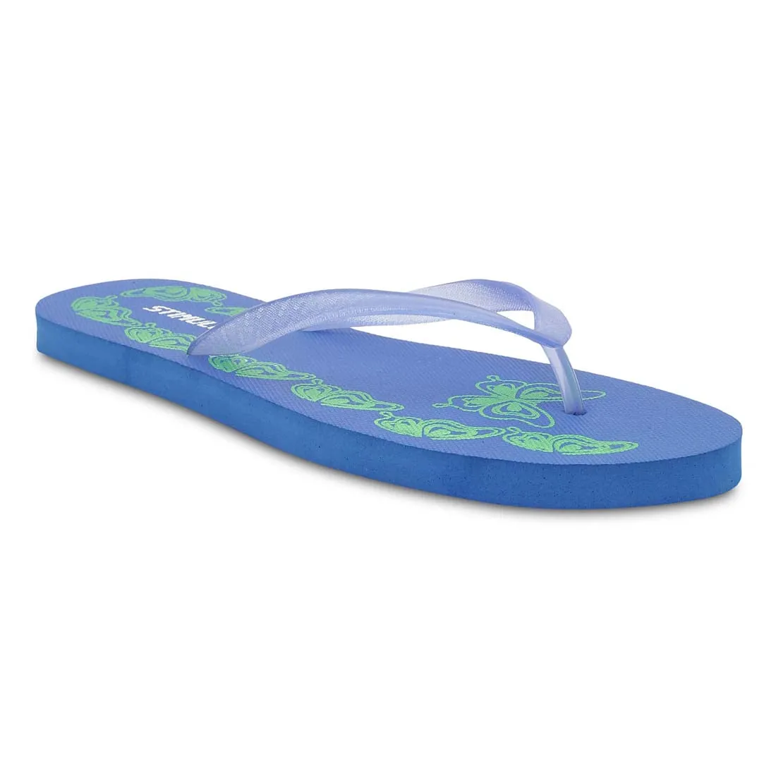 Women's Blue Stimulus  Flip Flops