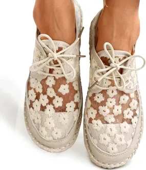 Women's Fashion Canvas Sneakers Mesh Knitted Upper Low Cut Casual Shoes Women's Fashion Sneakers Dressy Floral Embroidery Breathable Sheer Mesh Sneakers Platform Wedge Sneakers Casual Walking Shoes