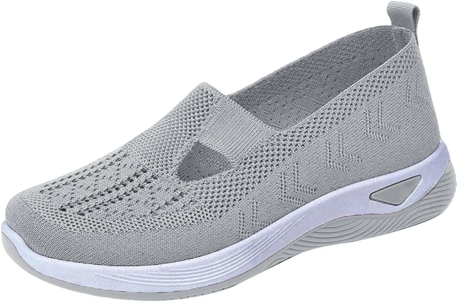 Women's Woven Orthopedic Breathable Soft Shoes Non Slip Work Shoes Women Walking Casual Work Shoes Walking Sneakers Platform Tennis Shoe Cross Trainer Shoe