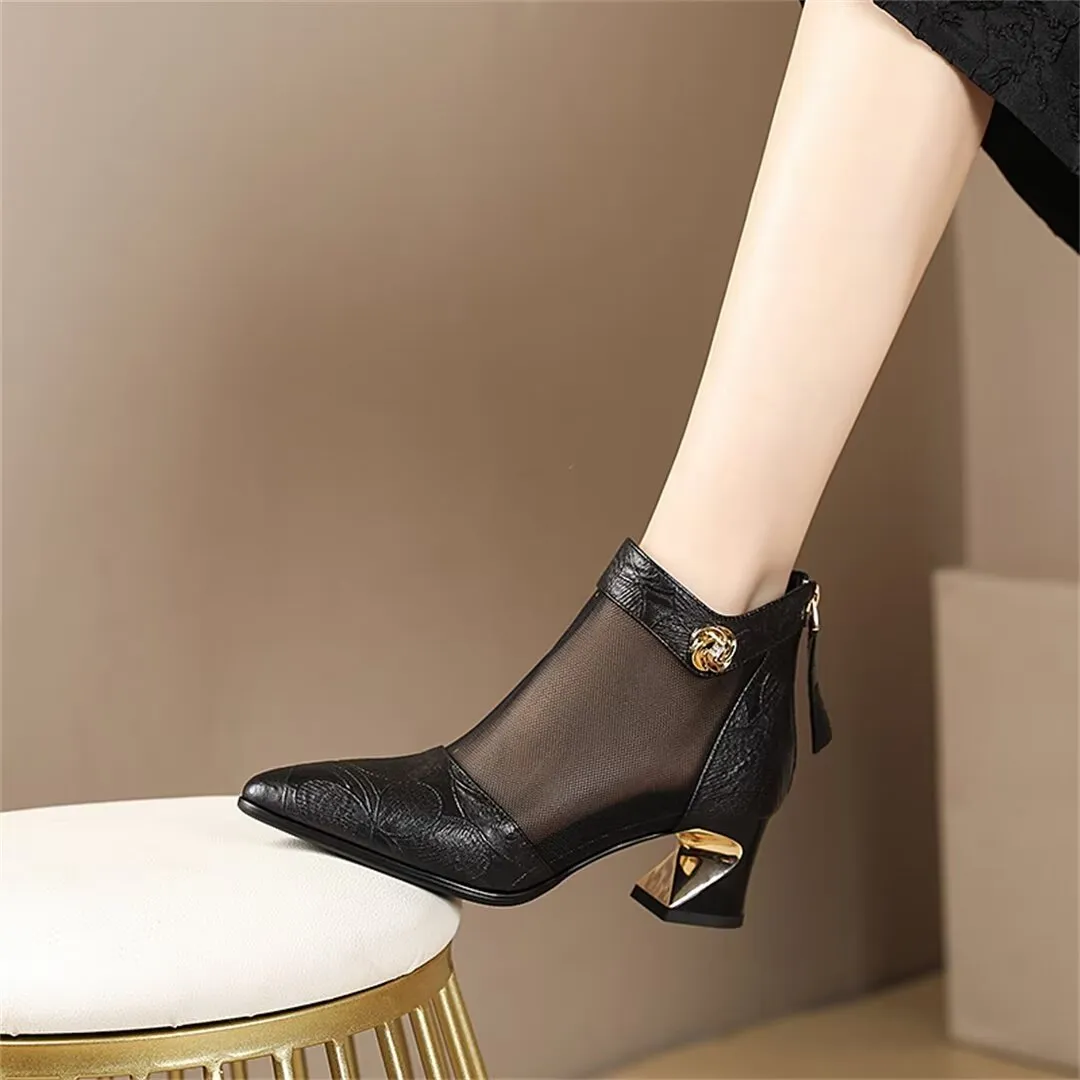 Zephyrique Glam Zipper Boots