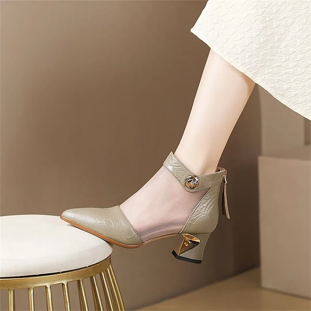 Zephyrique Glam Zipper Boots