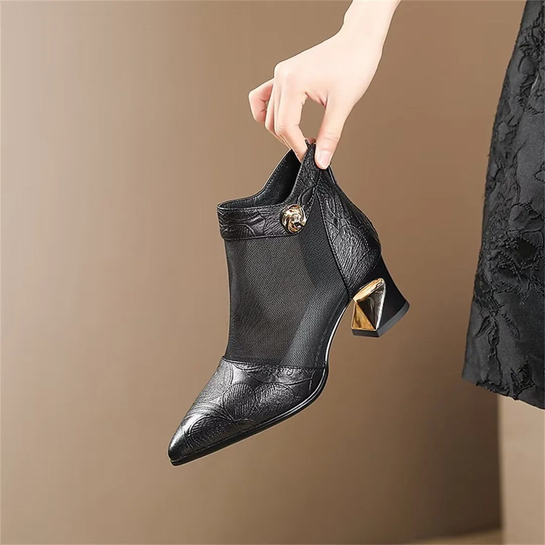 Zephyrique Glam Zipper Boots