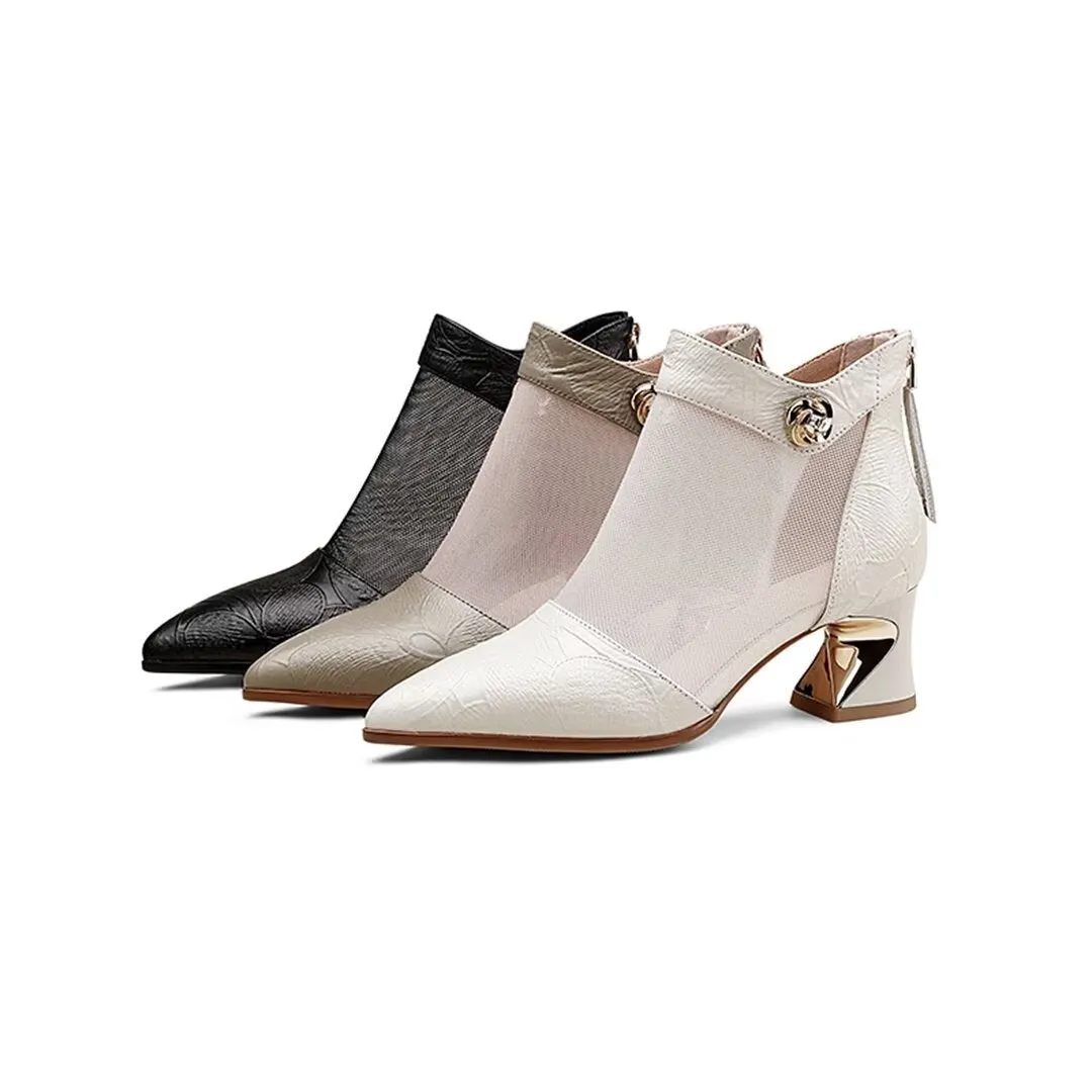 Zephyrique Glam Zipper Boots